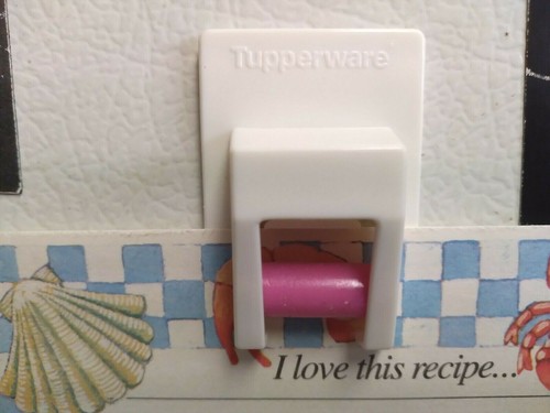 Tupperware vintage memo holder - vintage,